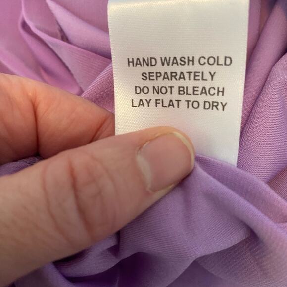 Slinky Brand NWOT 2 PACK Retro Vibrant Purple Choker Collar Soft Travel Tunic 3X - Picture 15 of 15